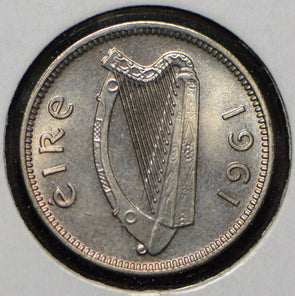 Ireland 1961 3 Pence Hare animal  291739 combine shipping