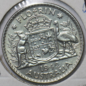 Australia 1942 Florin Kangaroo animal 193652 combine shipping