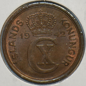 Iceland 1942 2 Aurar 195563 combine shipping