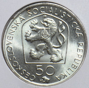 Czechoslovakia 1972 50 Korun Lion animal 192560 combine shipping