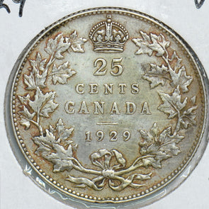 Canada 1929 25 Cents 298675 combine shipping