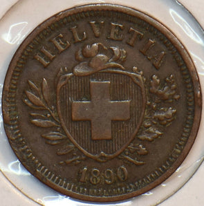 Switzerland 1890 Rappen 152338 combine shipping