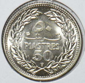 Lebanon 1952 50 Piastres 295478 combine shipping