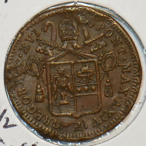 Vatican 1844 1/2 Baiocco 296981 combine shipping