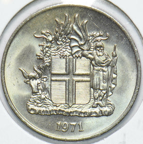Iceland 1971 10 Kronur Dragon animal Bull 192370 combine shipping