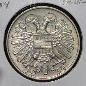 Austria 1934 Schilling  292096 combine shipping