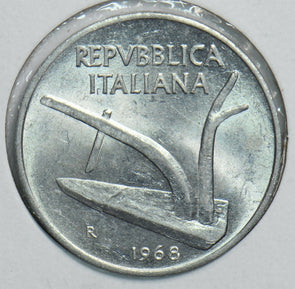 Italy 1968 10 Lire 198063 combine shipping