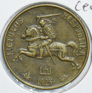 Lithuania 1925 20 Centu Horse 298991 combine shipping