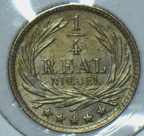 Guatemala 1901 1/4 Real 190784 combine shipping