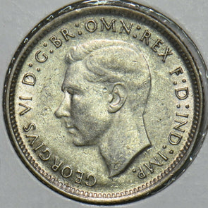 Australia 1948 6 Pence Kangaroo animal Emu 491263 combine shipping
