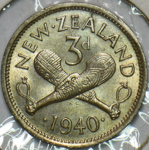 New Zealand 1940 3 Pence 196466 combine shipping