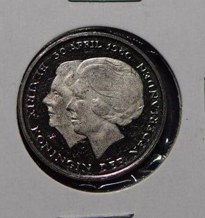 Netherlands 1980 Gulden Lion animal  900373 combine shipping