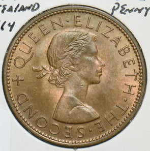 New Zealand 1964 Penny Tui Bird 198888 combine shipping