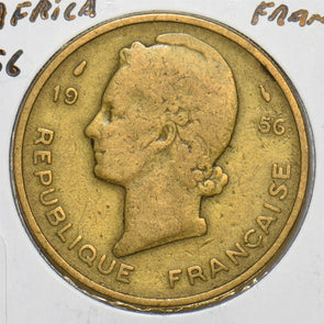 West African States 1956 25 Francs Gazelle animal 903857 combine shipping