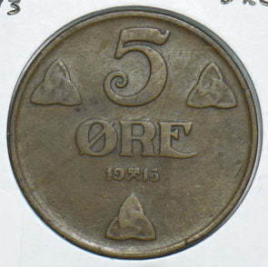 Norway 1913 5 Ore 198591 combine shipping