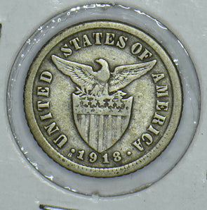 Philippines 1918 Lady Posing 10 Centavos Eagle animal 290878 combine shipping