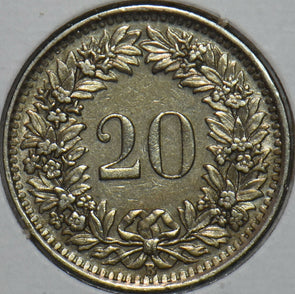 Switzerland 1944 20 Rappen 152284 combine shipping