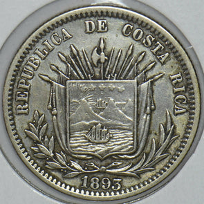 Costa Rica 1893 25 Centavos 290739 combine shipping