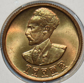 Ethiopia 1943 ~44 10 Cents Lion animal 297451 combine shipping