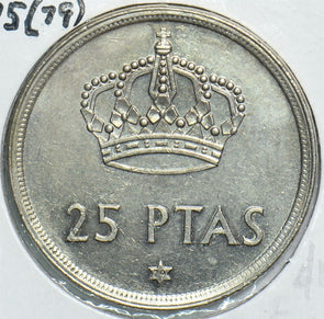 Spain 1975 25 Pesetas 153811 combine shipping