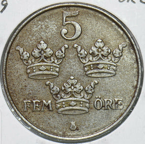 Sweden 1919 5 Ore 197078 combine shipping