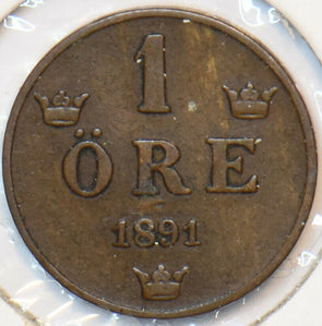 Sweden 1891 Ore 194183 combine shipping