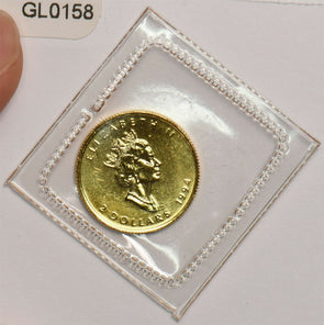 Canada 1994 2 Dollars gold 1/15oz gold Only 3450 Minted rare!Mint sealed GL0158