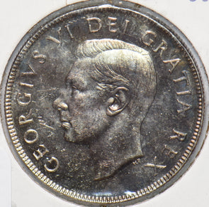 Canada 1950 50 Cents Lion animal 192648 combine shipping