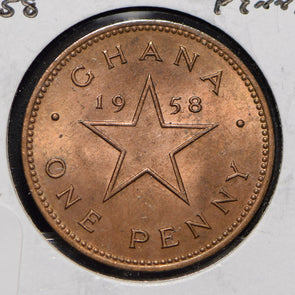 Ghana 1958 Penny  291944 combine shipping