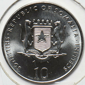 Somalia 2000 10 Shillings Goat animal Asian Astrology Series 190644 combine ship