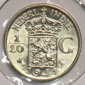 Netherlands East Indies 1941 S 1/10 Gulden 199204 combine shipping