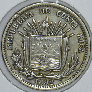 Costa Rica 1892 25 Centavos 290730 combine shipping