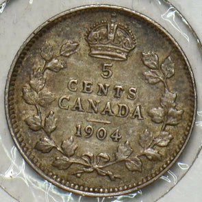Canada 1904 5 Cents 296795 combine shipping