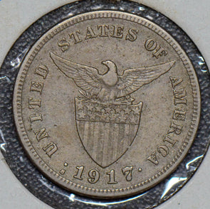 Philippines 1917 5 Centavos eagle animal  190049 combine shipping