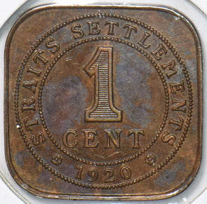 Straits Settlements 1920 Cent  291006 combine shipping