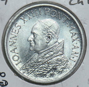 Vatican 1959 10 Lire Ch BU 299125 combine shipping