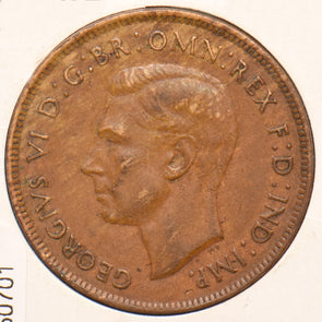 Australia 1938 Penny Kangaroo animal 150701 combine shipping