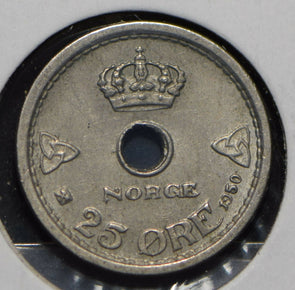 Norway 1950 25 Ore  900305 combine shipping