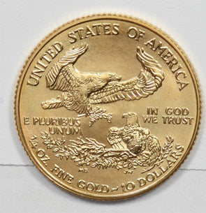 1998 $10 1/4oz Gold Eagle 1/4oz BU GL0280