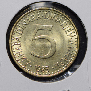 Yugoslavia 1983 5 Dinara  901037 combine shipping