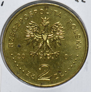 Poland 2001 2 Zlote  191871 combine shipping