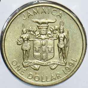 Jamaica 1991 Dollar 904694 combine shipping