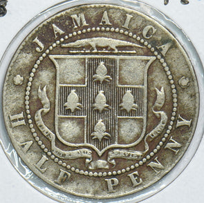 Jamaica 1928 1/2 Penny 198480 combine shipping