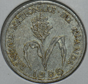 Rwanda 1985 Franc 152050 combine shipping