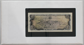 Dominican Republic 1984 Peso (1984) Bank of all nations. 10 Cents stamp cancelle
