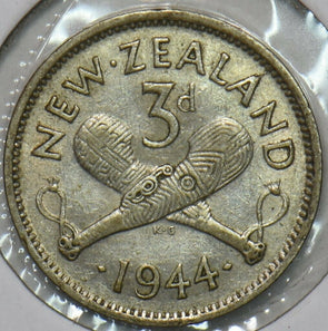 New Zealand 1944 3 Pence 903644 combine shipping