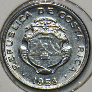 Costa Rica 1958 10 Centimos 152218 combine shipping