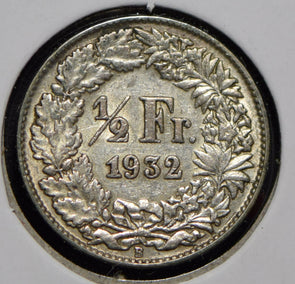 Switzerland 1932 1/2 Franc  150065 combine shipping