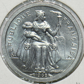 French Polynesia 1965 Franc Gem BU Tahiti 196914 combine shipping