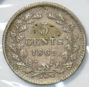 Netherlands 1869 5 Cents  291301 combine shipping